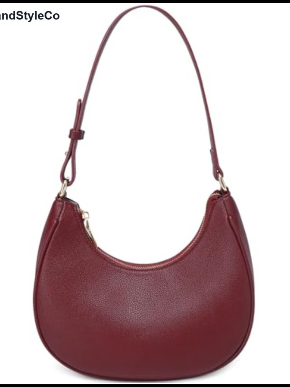 Crescent Hobo Shoulder Bag for Women PU Leather Cute Tote Purse Mini Clutch